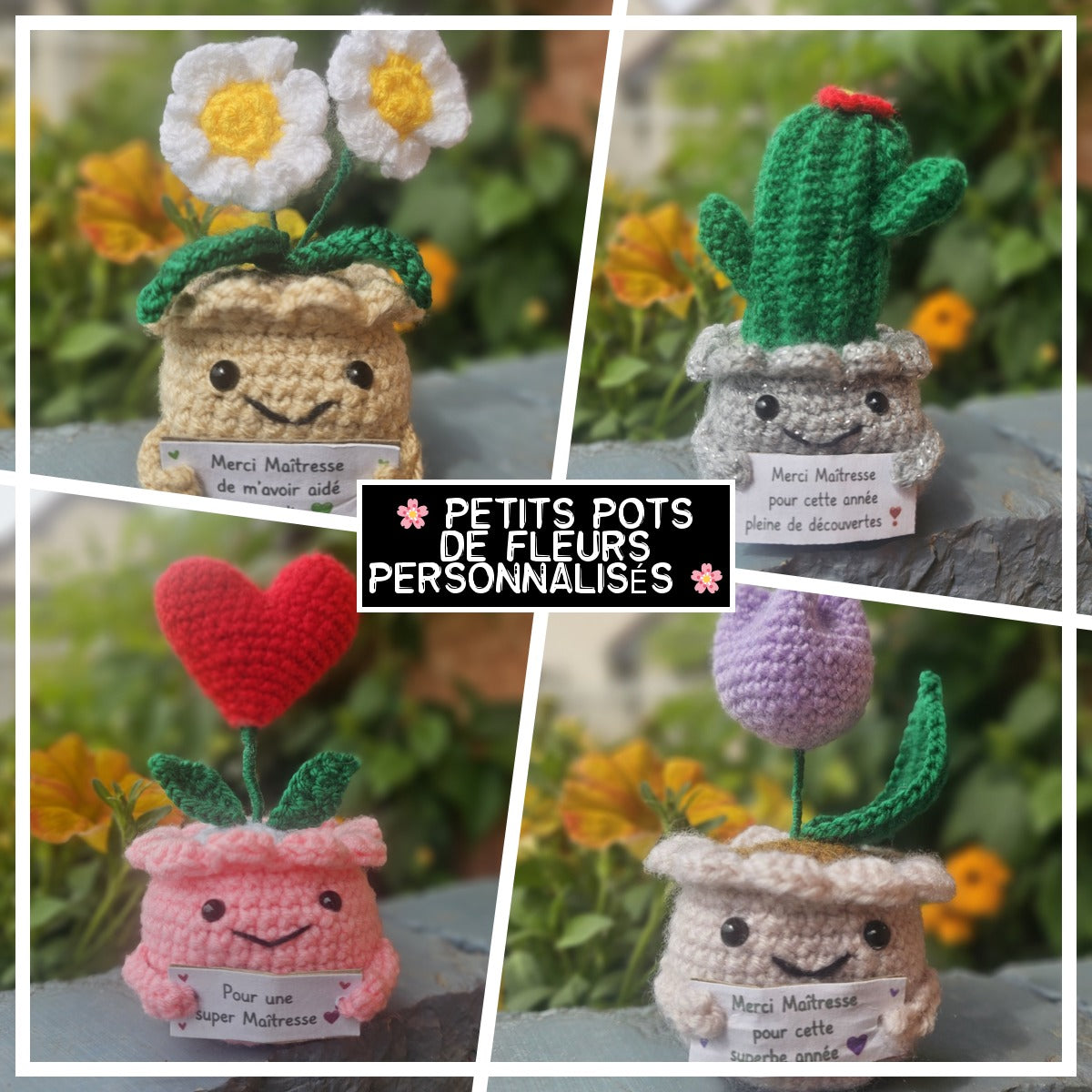 🌸 Pots de fleurs  personnalisés 🌸