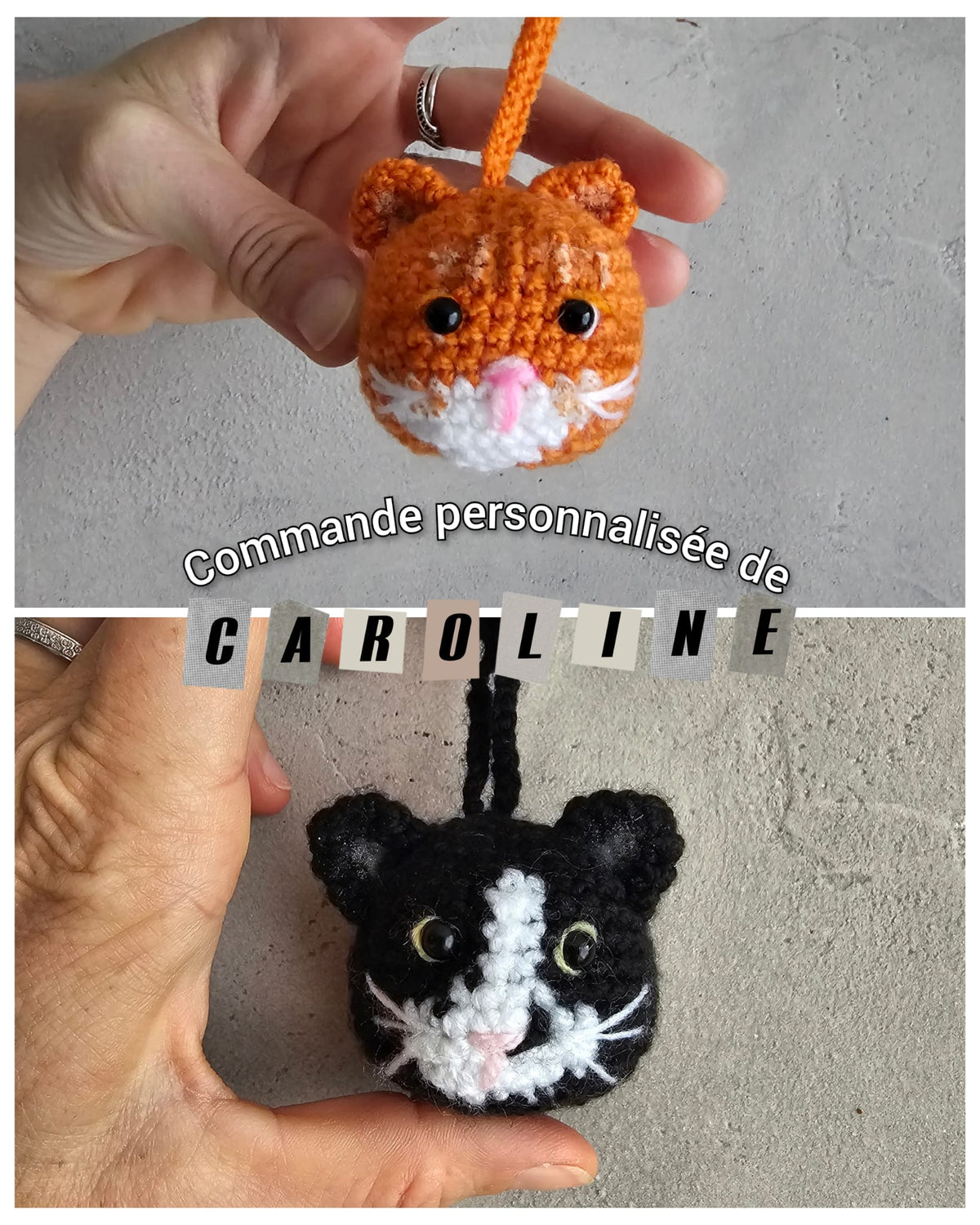 Commande personnalisée Caroline