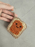 Porte-clé Biscotte Tartinée au Crochet 🍞✨