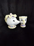 Zip & Me Samovar, la tasse et la théière tirés du Disney " La Belle et la Bête "