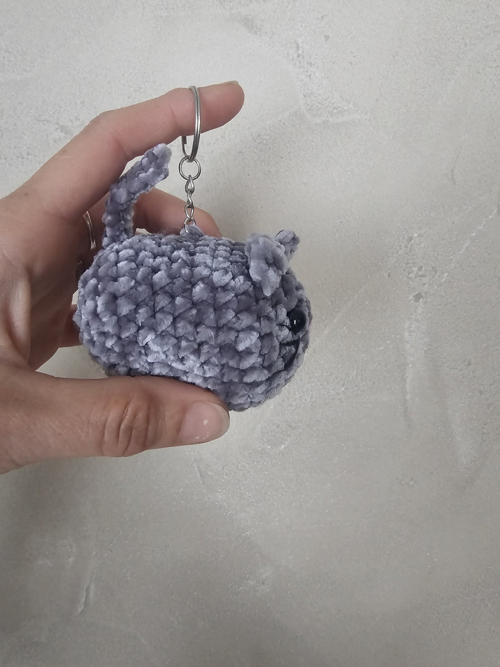 Porte-clé Chat Brioche au Crochet 🐱